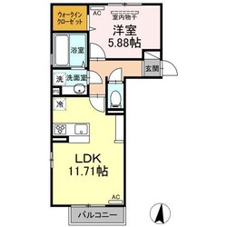 ランチヒル真崎C棟の物件間取画像